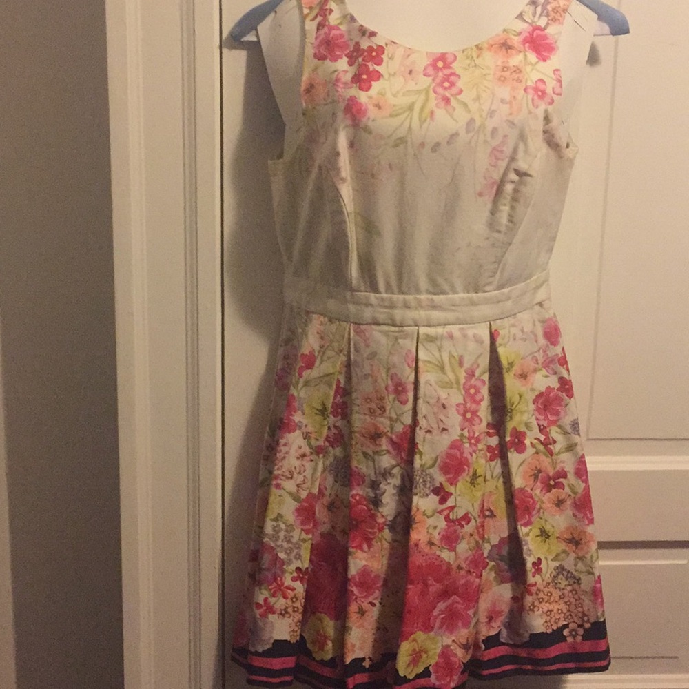 Ombré floral dress